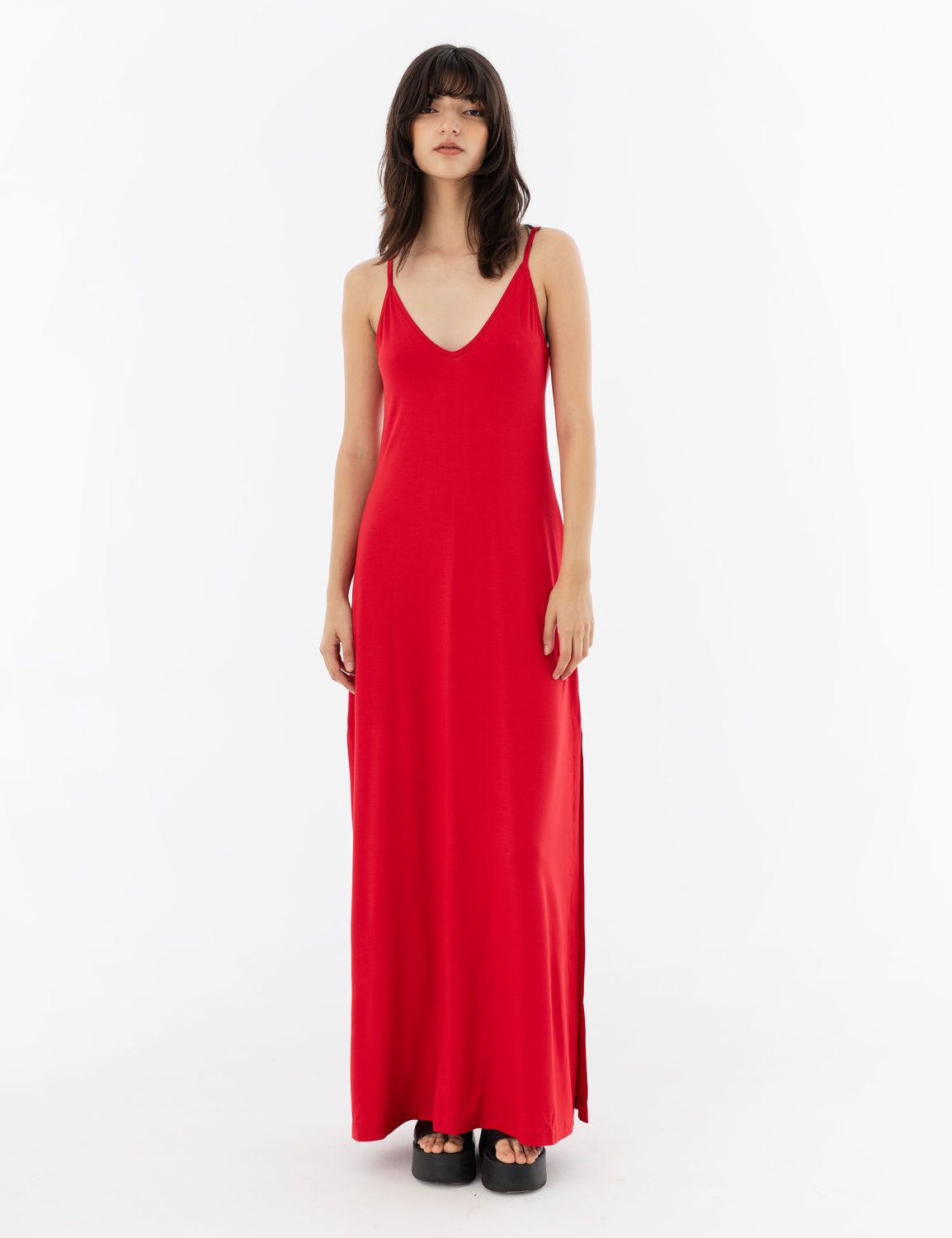 Vestido - Lan rojo l