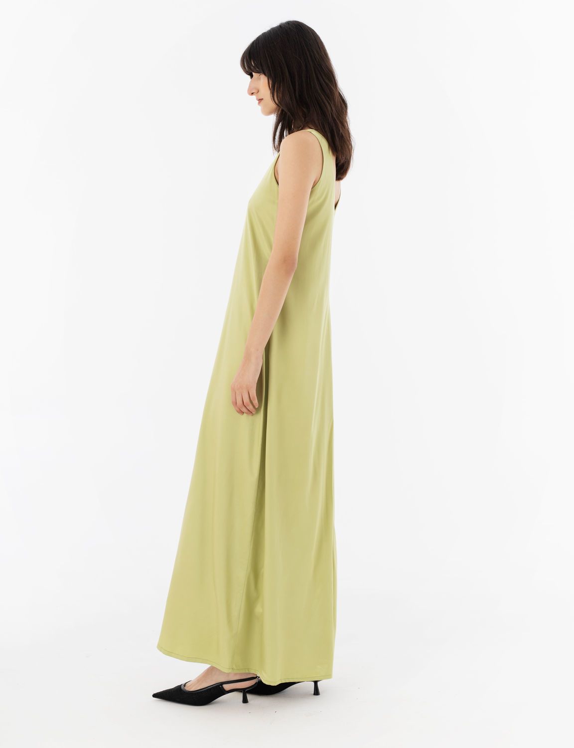 Vestido - Slik verde m